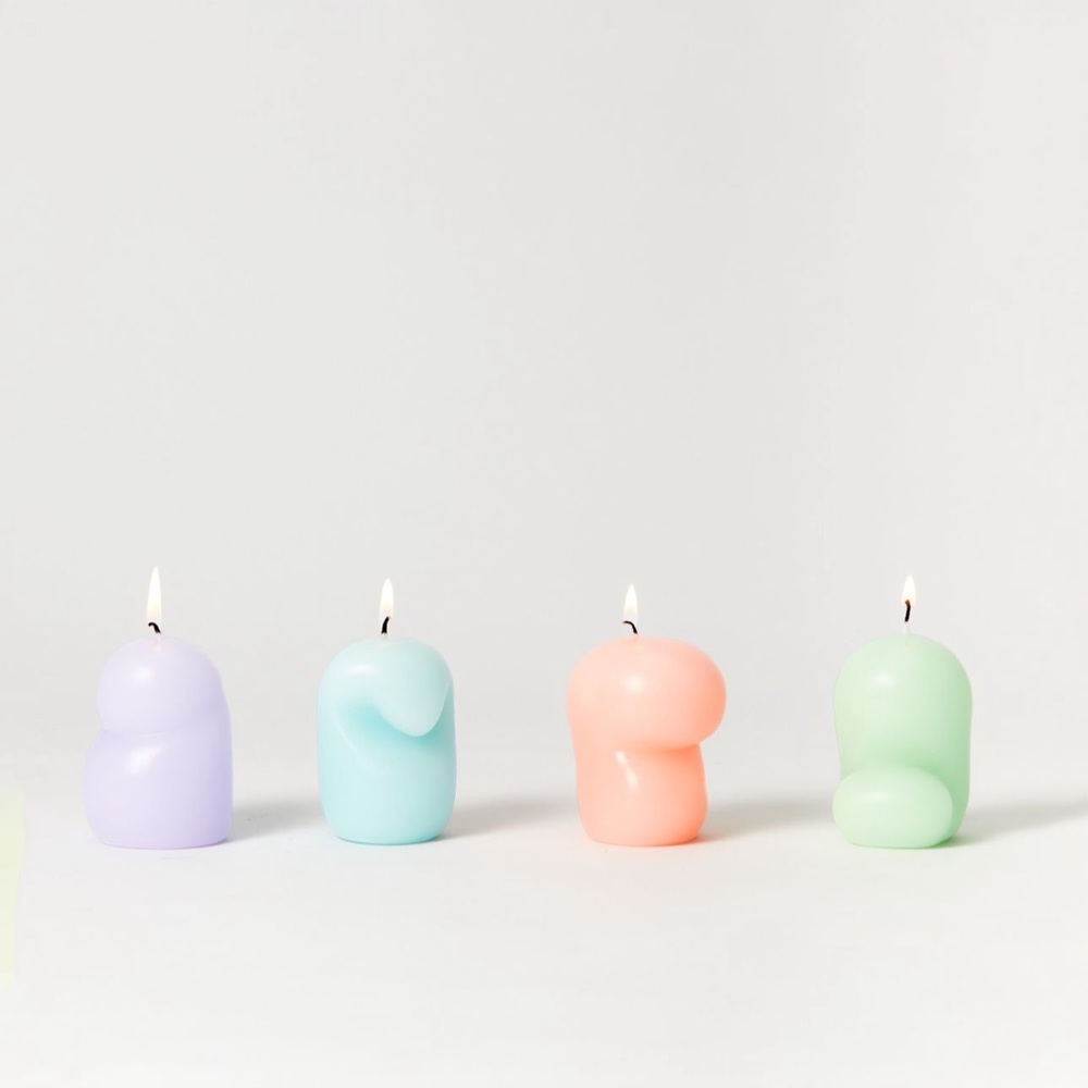 Mini Goober Candles - Colorful Bubble Candles